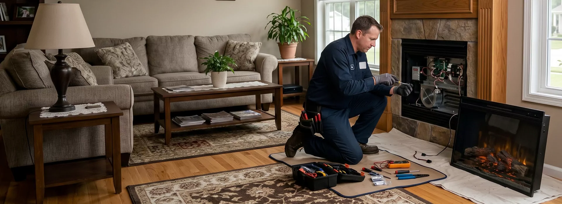 Electric Fireplace Repair in Cedar Park, TX