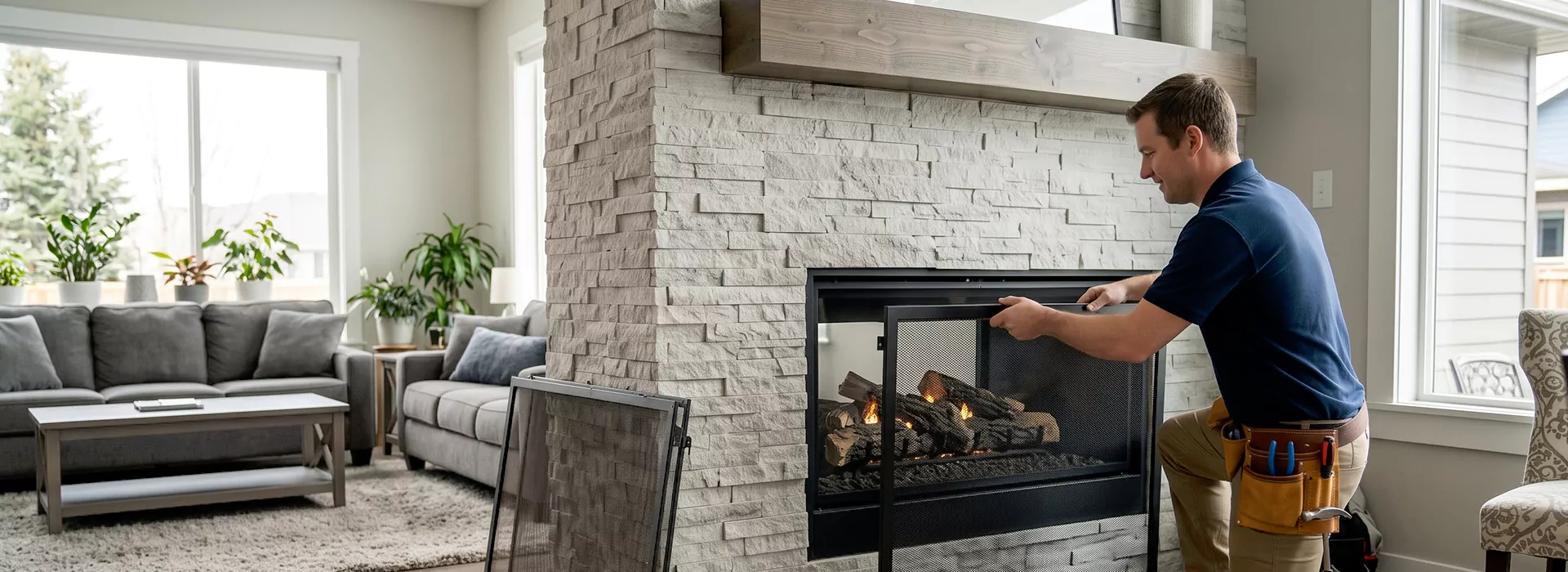 Fireplace Screen Replacement Cedar Park, TX