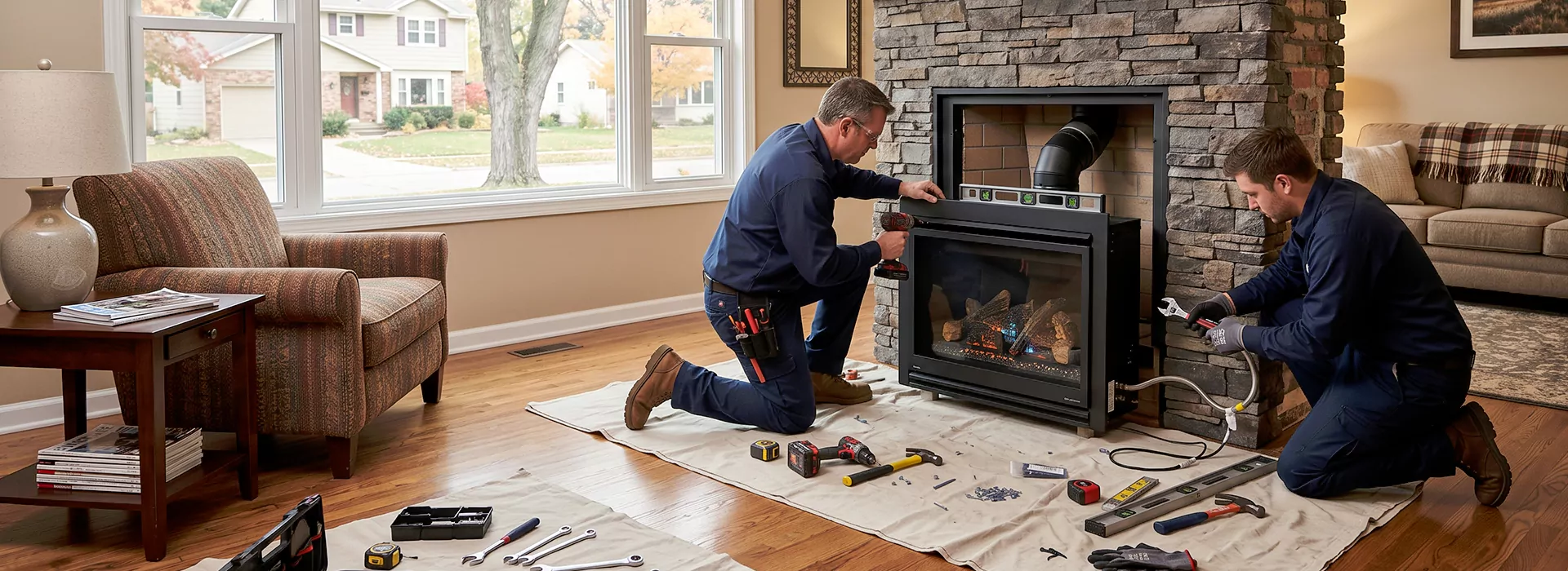 New Fireplace Installation in Cedar Park