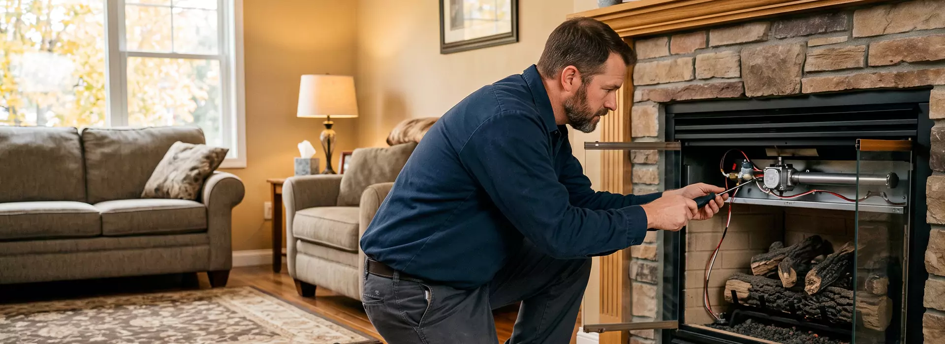 Propane Fireplace Repair in Cedar Park, TX