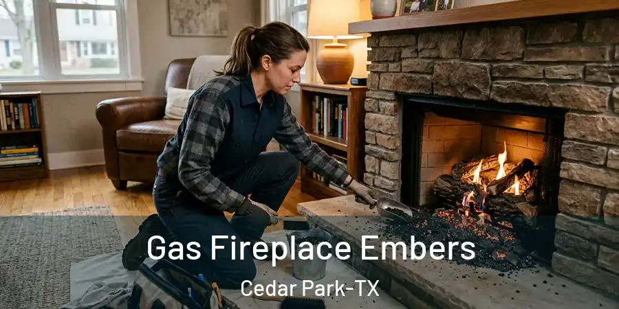 Gas Fireplace Embers Cedar Park-TX