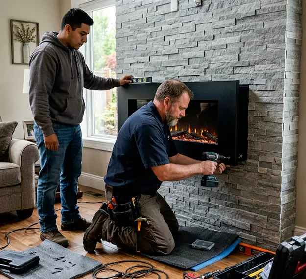 Certified Floating Fireplace Installation Company: Your Local Floating Mantel Installer in Cedar Park, TX