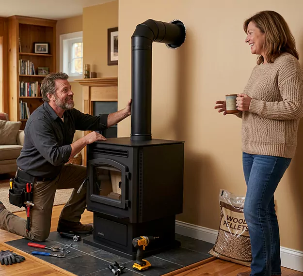 Certified Pellet Fireplace Installation Company: Your Local Pellet Stove Fitting Team in Cedar Park, TX
