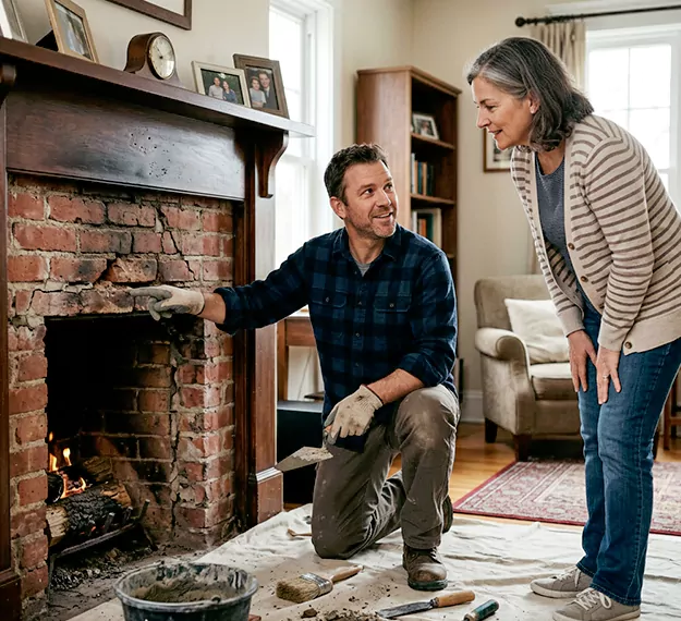 Why Cedar Park Homeowners Choose Our Brick Fireplace Repair Team?
