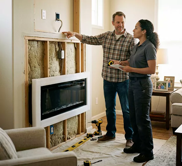 Why Cedar Park, TX Homeowners Choose Our Electric Fireplace Installation Team?