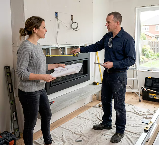 Why Cedar Park Homeowners Choose Our Floating Fireplace Installation Team?