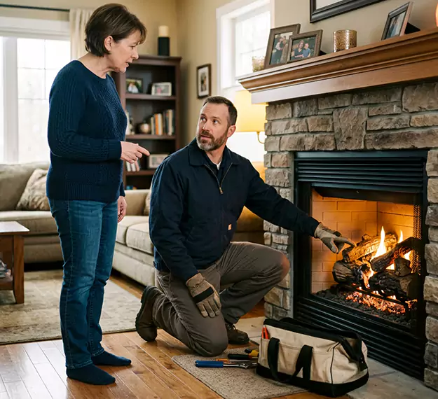 Why Cedar Park Homeowners Choose Our Gas Fireplace Logs Team?