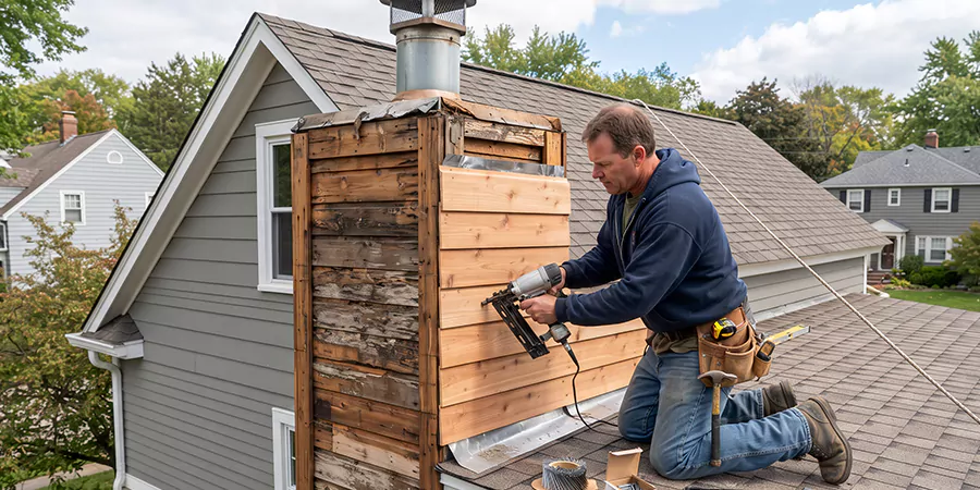 Wood Chimney Chase Repair Cedar Park