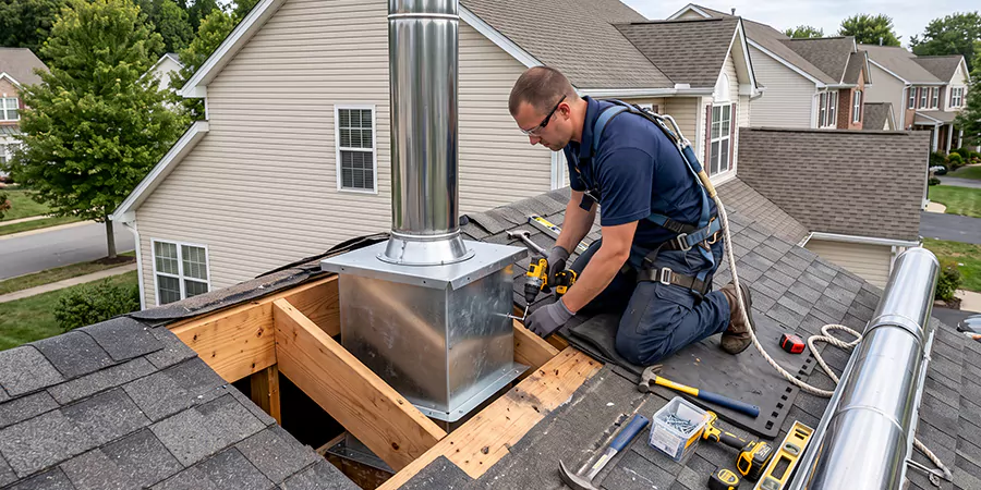Chimney Support Box Installation Cedar Park