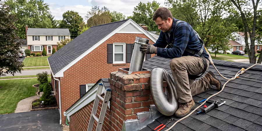 Chimney Sleeve Installation Cedar Park