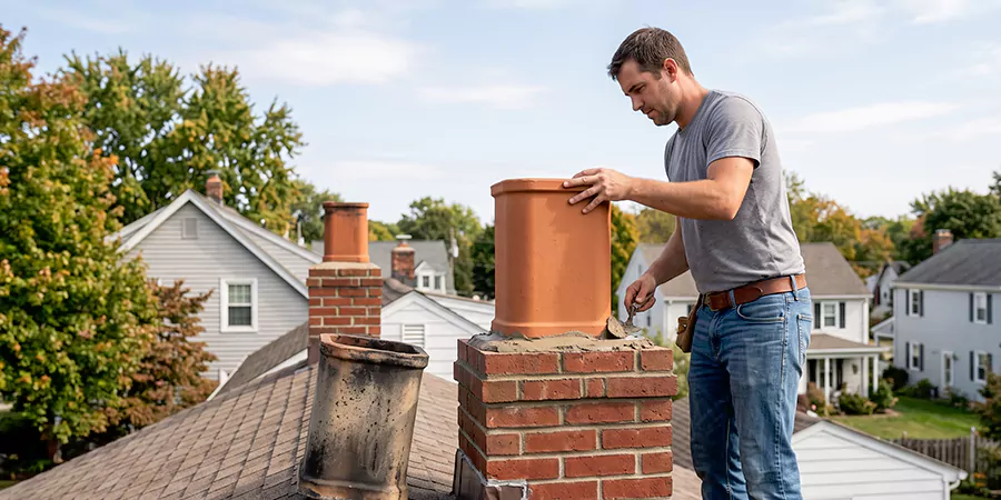Matching Chimney Pot Replacement Cedar Park