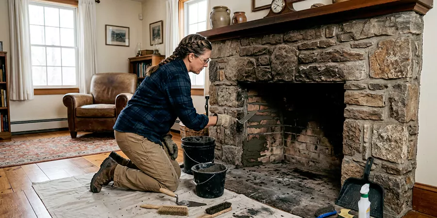 Refurbish Wood Burning Fireplace Cedar Park