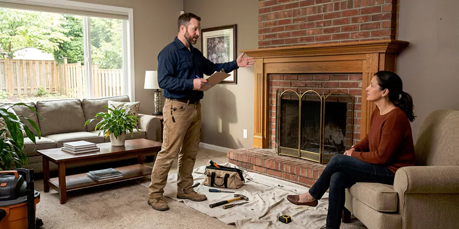 Fireplace and Chimney Removal Service Cedar Park