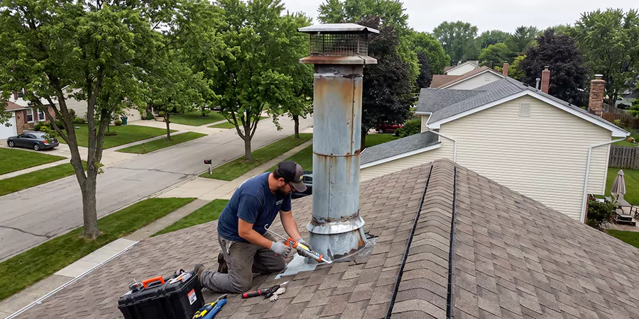 Stone, Stucco, and Metal Chimney Leak Repair Cedar Park