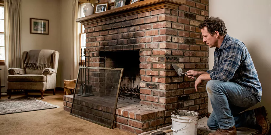 Old Fireplace Safety Repair Cedar Park