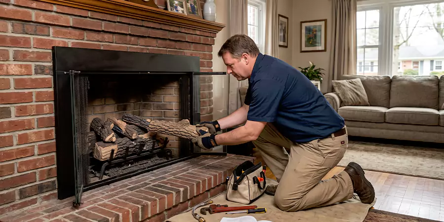Propane Fireplace Logs Installation Cedar Park