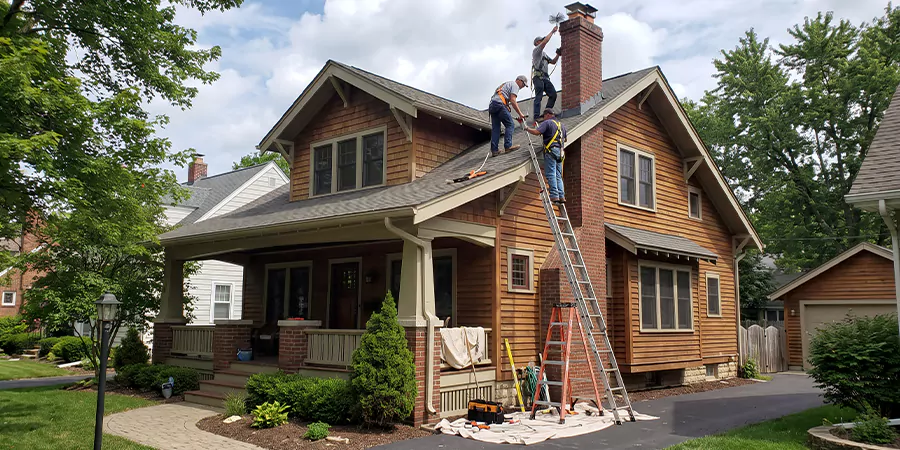 Residential Chimney Masonry Repair and Tuckpointing Cedar Park