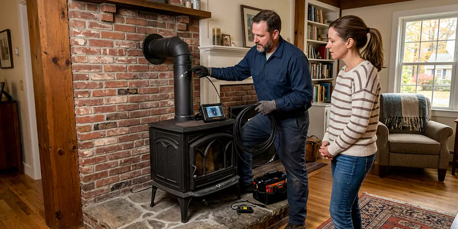 Wood Stove Chimney Inspection Cedar Park