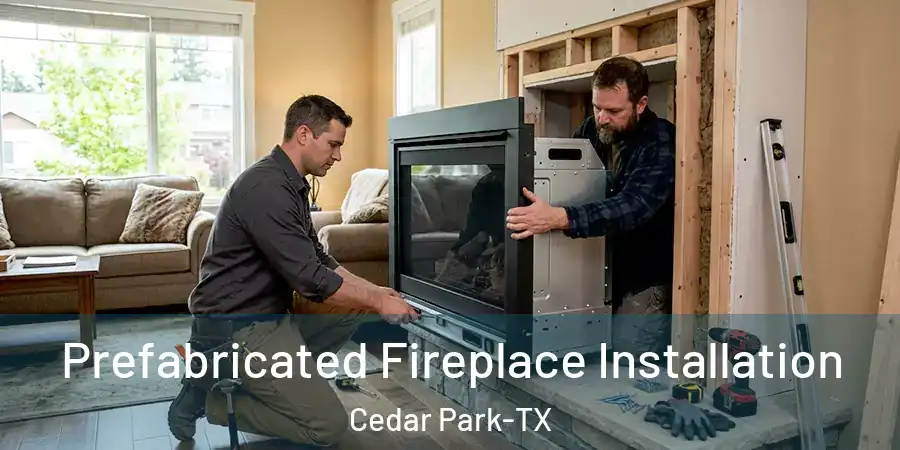 Prefabricated Fireplace Installation Cedar Park-TX